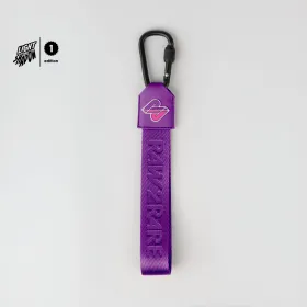 Raw2Rare 2Hook Lilac – violetter Hook-Strap mit Karabiner und RAW2RARE Logo